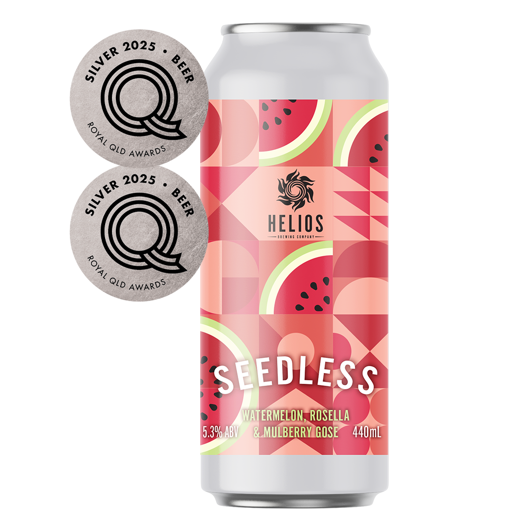 helios brewing seedless watermelon, rosella & mulberry gose