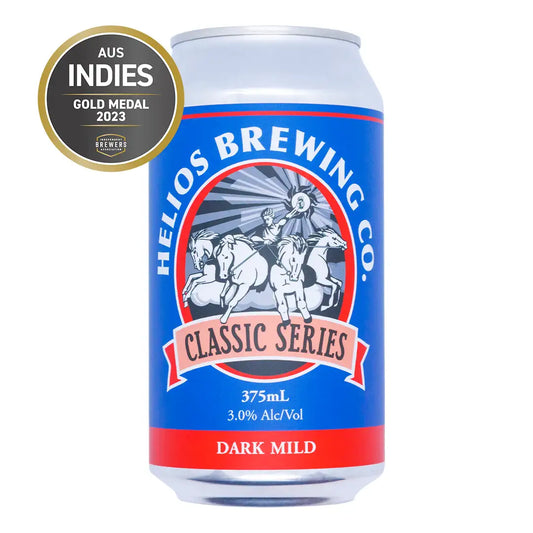 helios brewing dark mild can